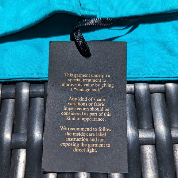 NWT Teal Ankle Cropped Pants, Sophie Style, PTOW Woman Pant, Size EU 48 - Picture 9 of 10